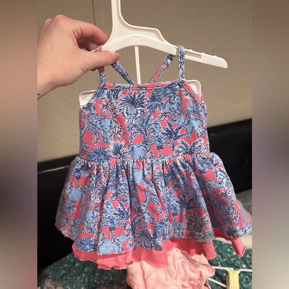 2 Smocked Sweets bloomer sets